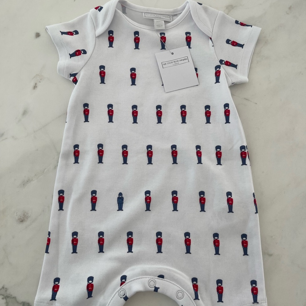 Little White Company Baby Boy Romper